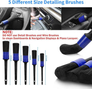 22 Pcs Car-Cleaning-Tool-Set Drill Not Include