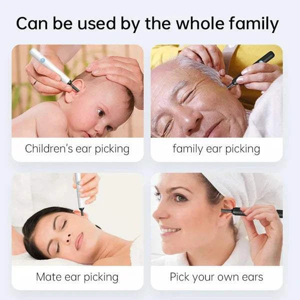 Smart Visual Ear Cleaner with HD Camera & LED Lights | Safe & Precise Ear Wax Removal