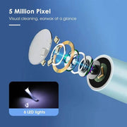 Smart Visual Ear Cleaner with HD Camera & LED Lights | Safe & Precise Ear Wax Removal