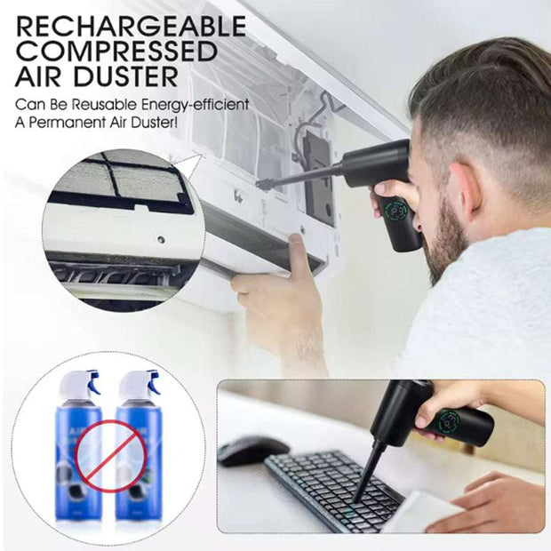 Hot Sell 6000mAh Portable Compressed Air Duster