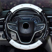 Car Steering Wheel Cover Ladies Diamond-studded Car Interior Decoration